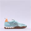 Mjus Metallic Retro Laced Trainer - Aqua